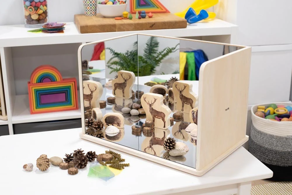 Wooden Exploratory Mirror - Image 4