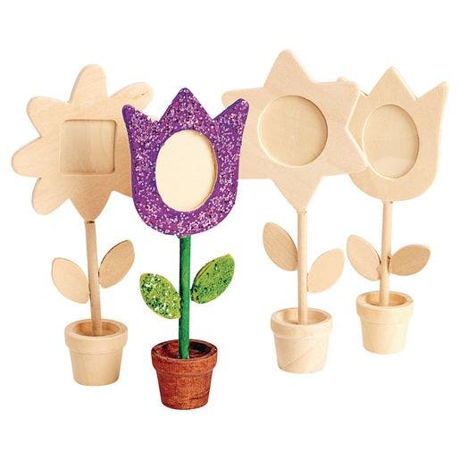 Wooden Flower Pot Frames Set of 12 - Image 4
