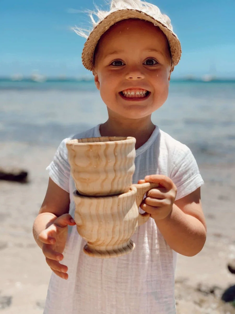 Wooden Funnel & Large Cup - Image 3