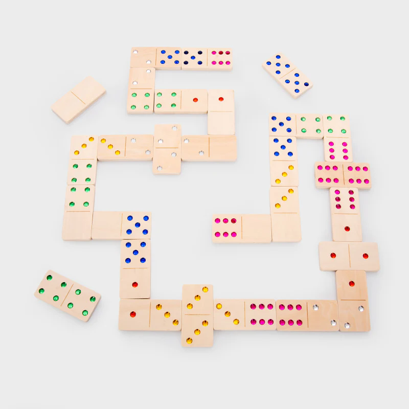 Wooden Gem Dominoes