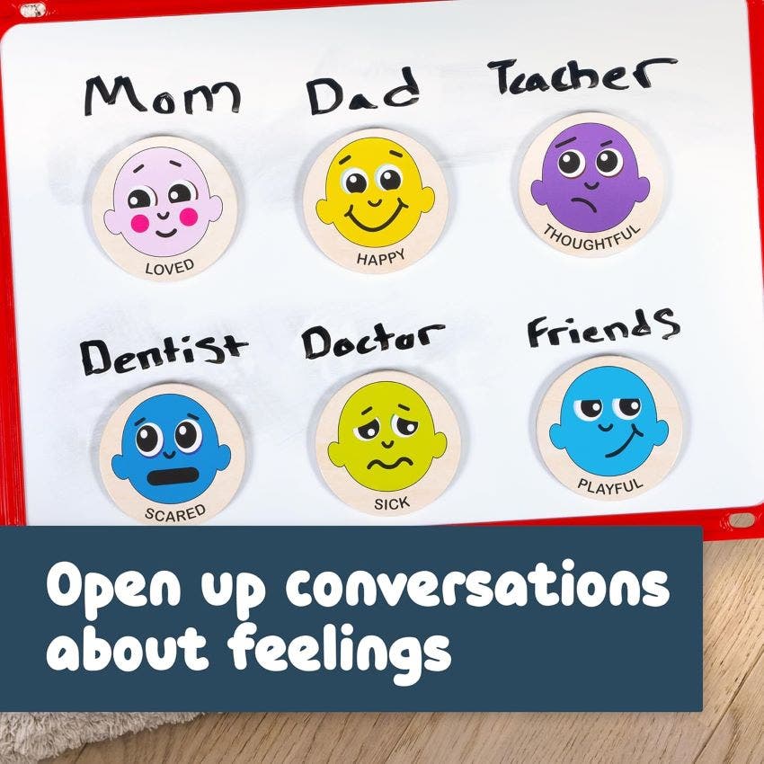 Wooden Magnets - Emotions - Image 4