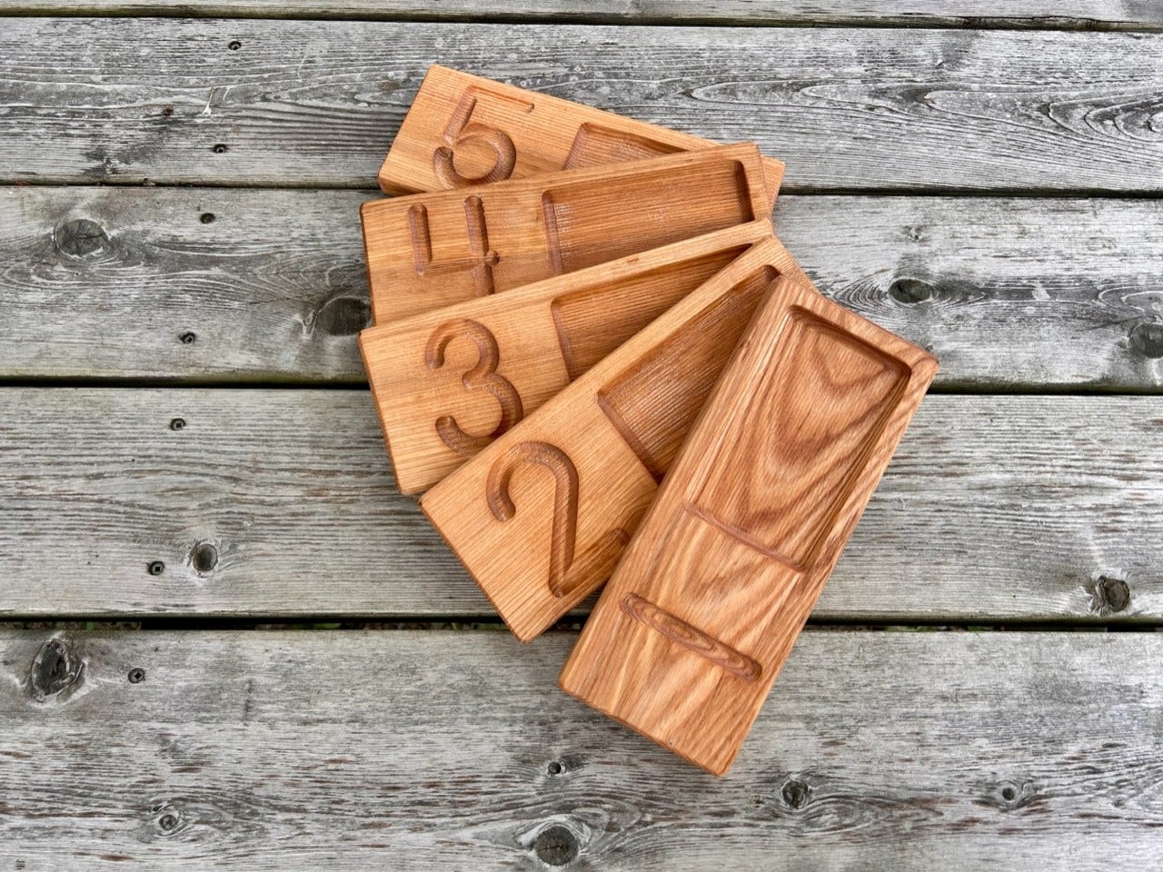 Wooden Number Trays by Naturally Inspired Play - Image 4