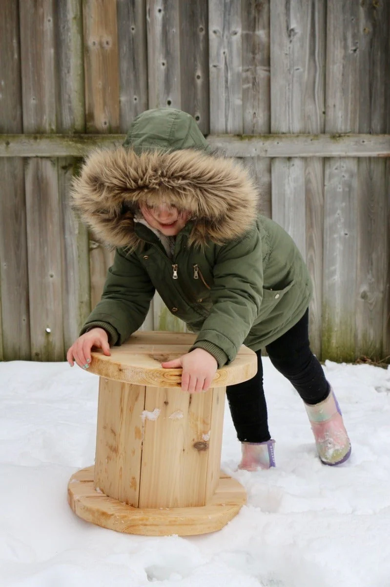Wooden Spool by Naturally Inspired Play - Image 5