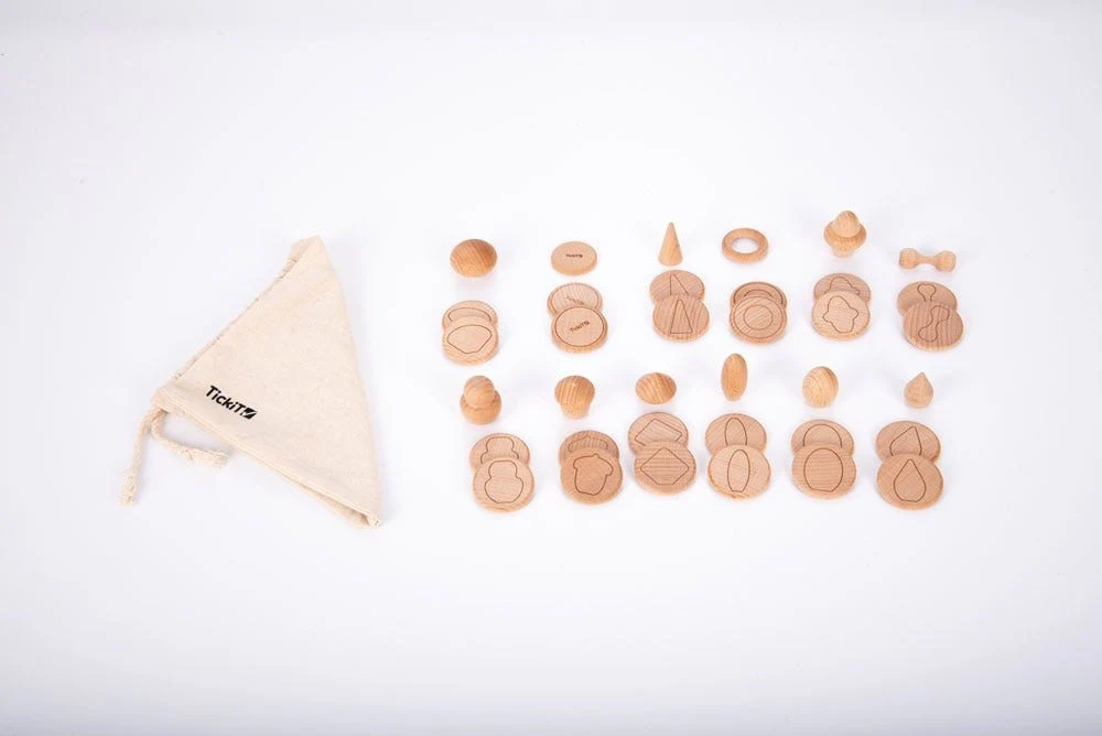 Wooden Treasures Touch & Match