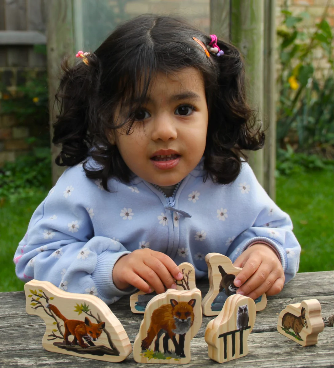 Woodland Animal Families Wooden Characters - Image 3