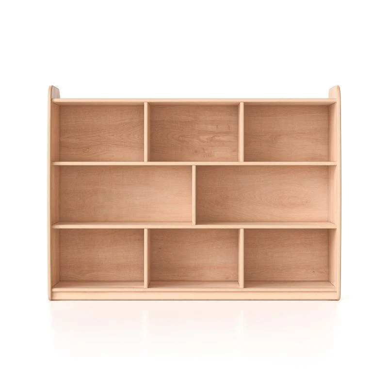 Woodlyn Backed Two Shelves Long Horizontal with Vertical Dividers - Image 4