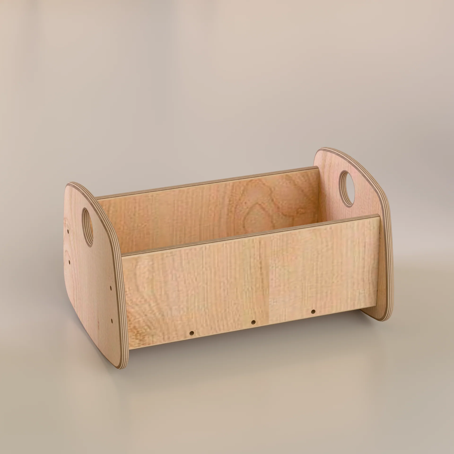 Woodlyn Doll Cradle 20inL x 14inW x 11inH - Image 3