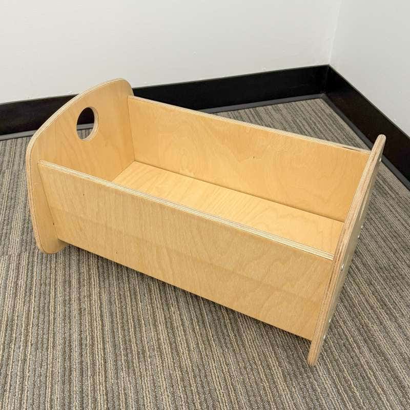 Woodlyn Doll Cradle 20inL x 14inW x 11inH - Image 4