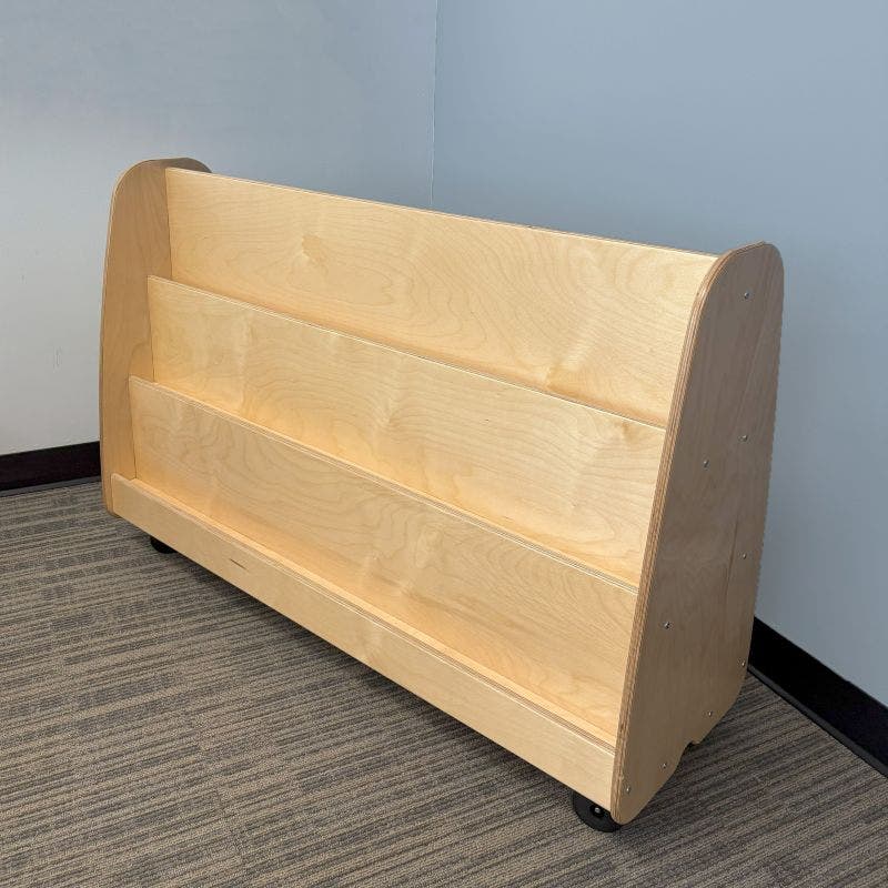 Woodlyn Double Sided Large Book Browser Mobile 46.5inL x 30inH - Image 4