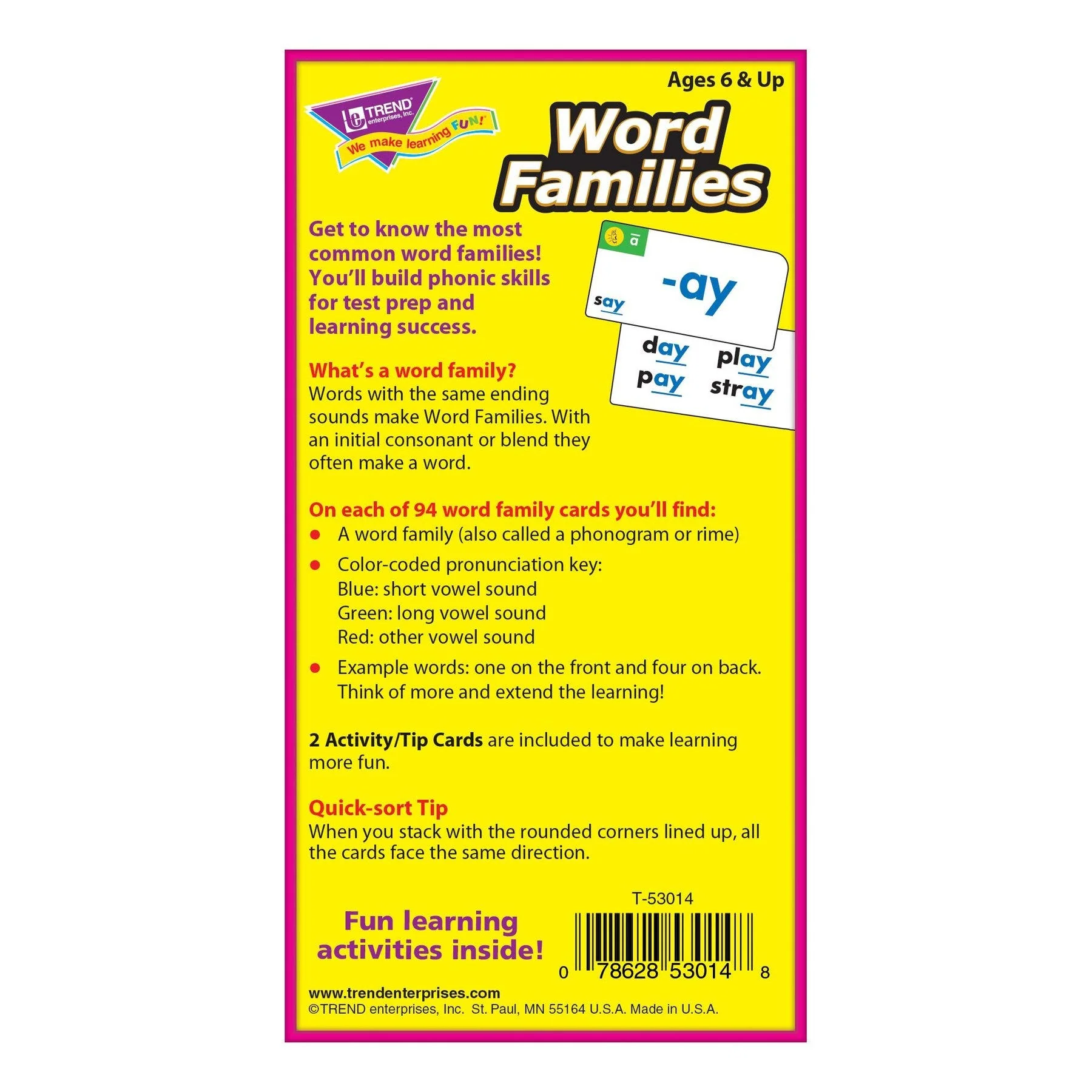 Word Families Flash Cards - Image 4