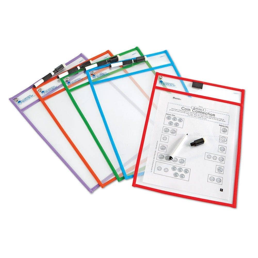 Write & Wipe Pockets